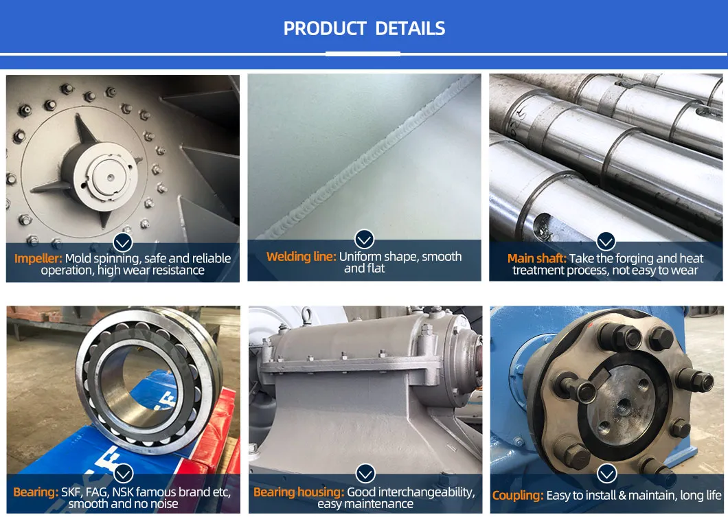 Επαγωγικός ανεμιστήρας φυγοκεντρικού τύπου καθαρισμού καυσαερίων ηλεκτρικού φούρνου τόξου σειράς 5-12 1