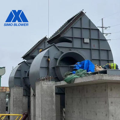 Μεγάλος βαρέων καθηκόντων φυγοκεντρικός χάλυβας άνθρακα ανεμιστήρων υψηλής ταχύτητας